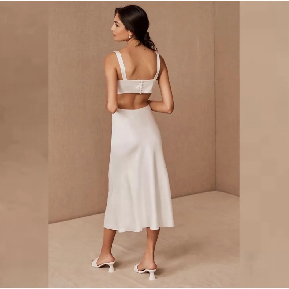 Sachin & Babi Sierra Satin Effect Midi Dress